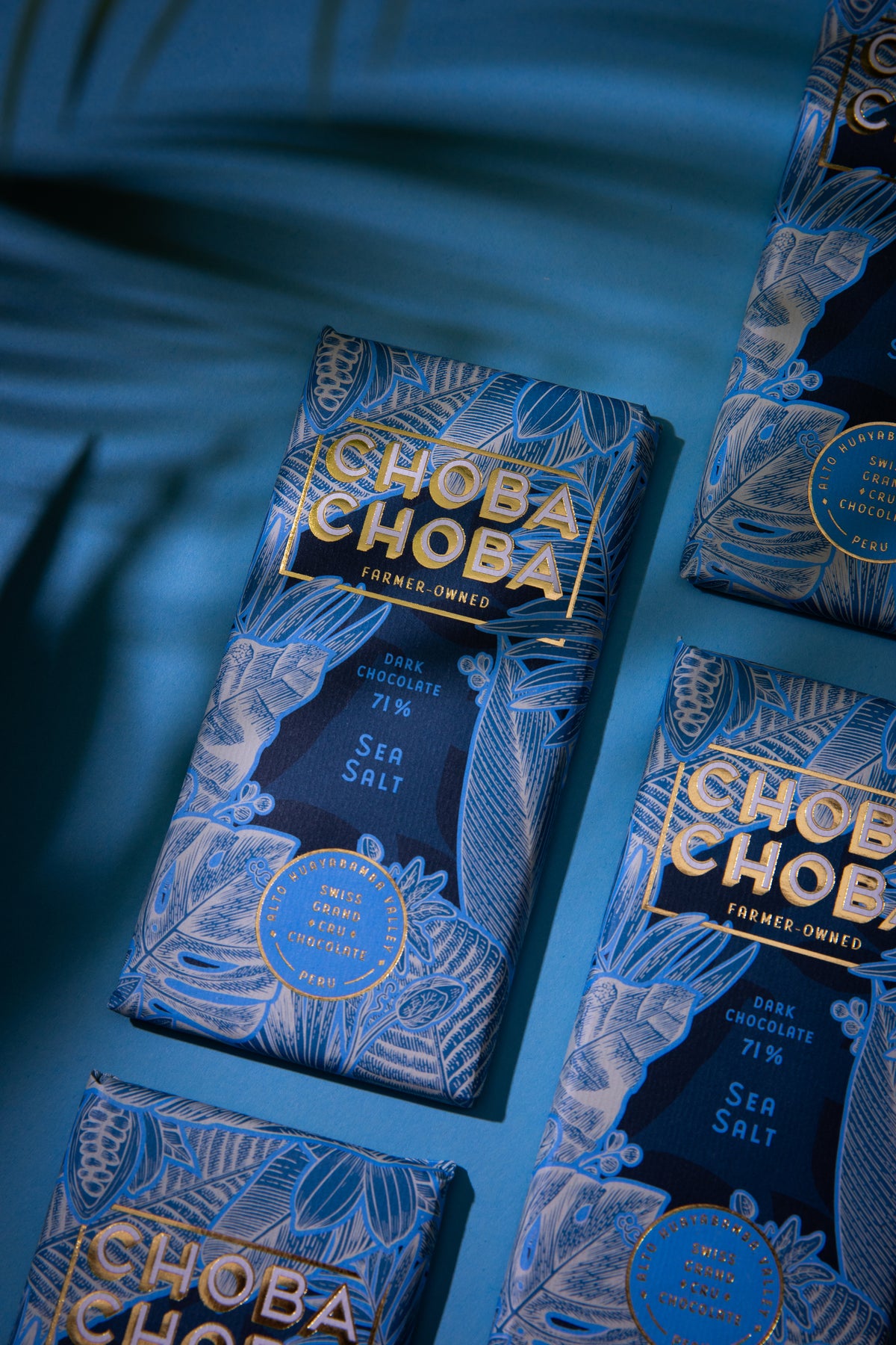 Moodshot der Choba Choba Tafel Schokolade mit Sea Salt