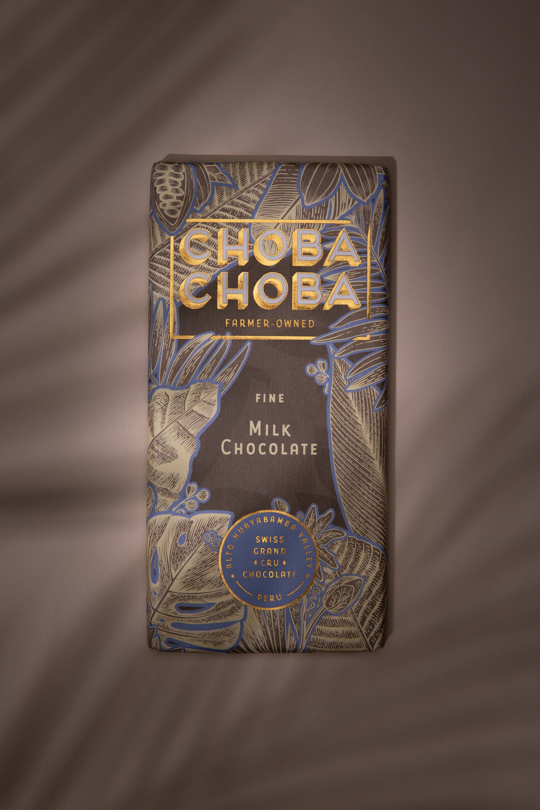 Portrait der Choba Choba Milch Tafel Schokolade