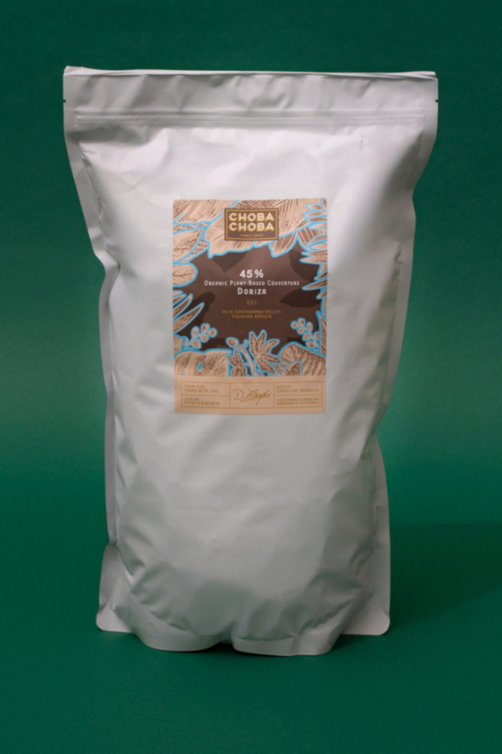 Couverture Doriza 45% Vegan Bio - Choba Choba