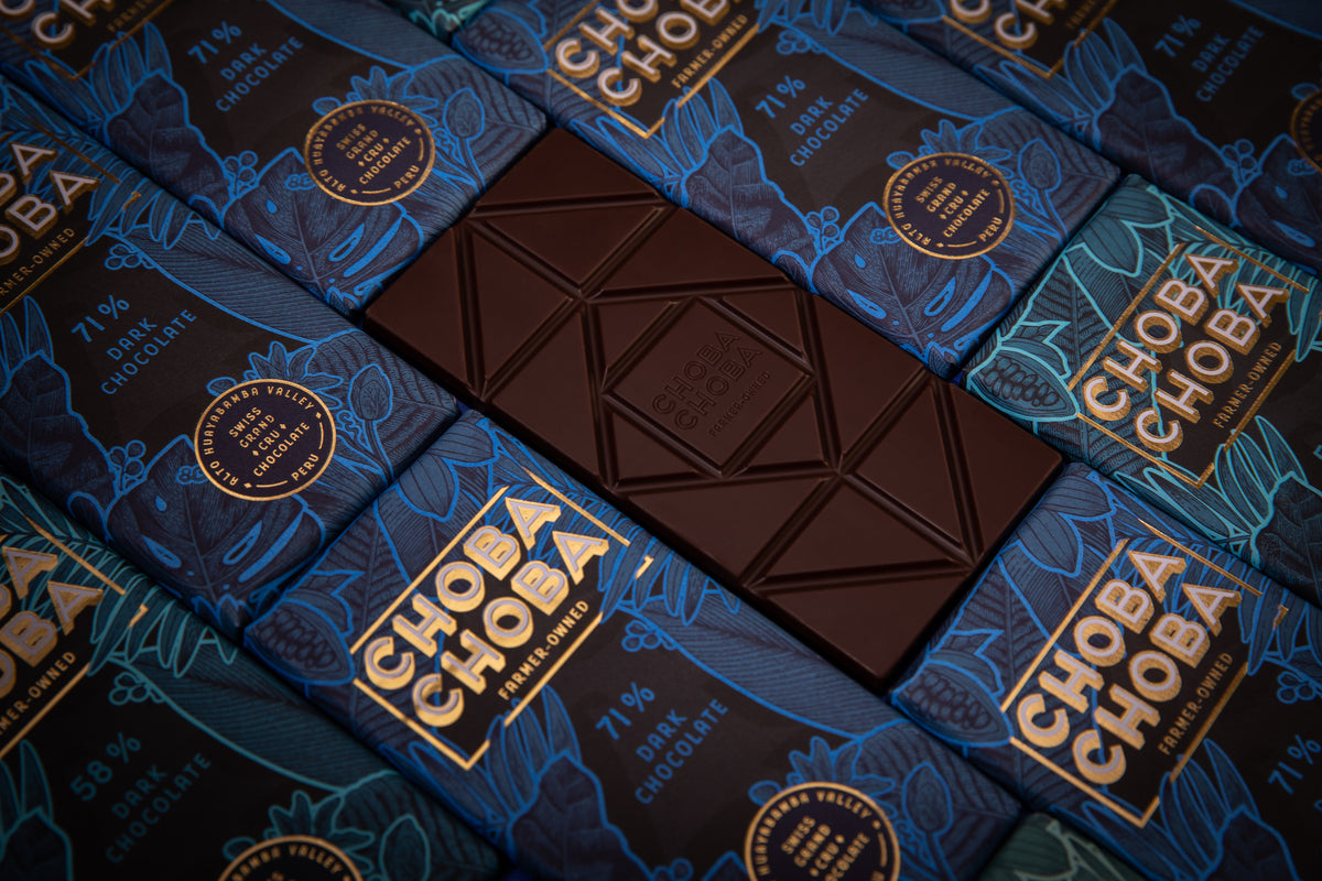 Choba Choba Schokolade mit 71% Kakaoanteil