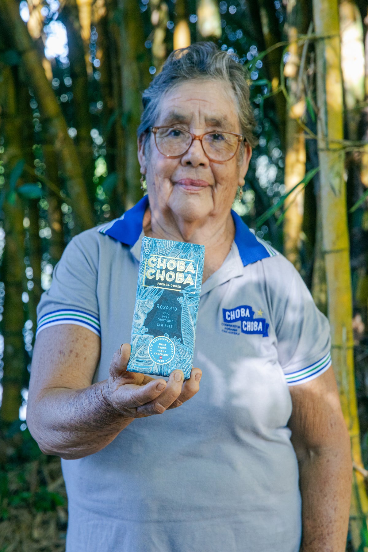 Rosario 71% — Dark Organic Chocolate with Sea Salt - Choba Choba